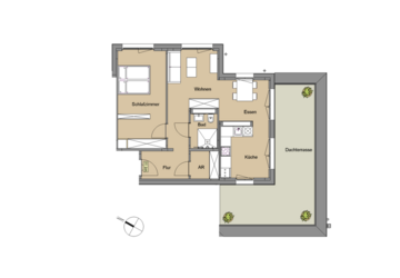 Wohnung Leverkusen Manfort - 2 Zimmer, 78 m&sup2;, 1.190&euro; | Angebot:26844064